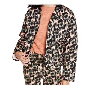 NWOT Rachel Comey Quilted Animal Print Puffer Jacket Size Large